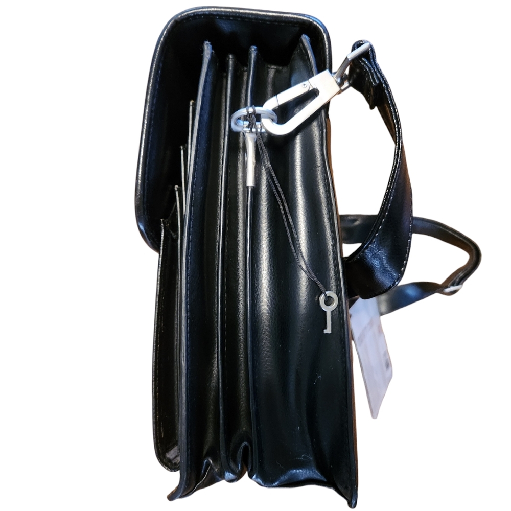 New Wenger Swiss Army Vitrinox Real Leather Padded Laptop Briefcase Computer Bag - Picture 5 of 14